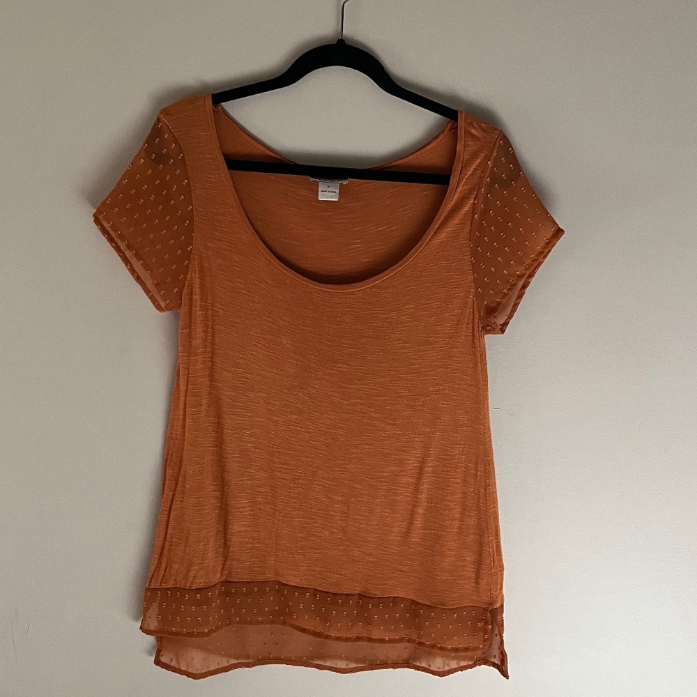 Lucky Brand Copper Colored T Shirt